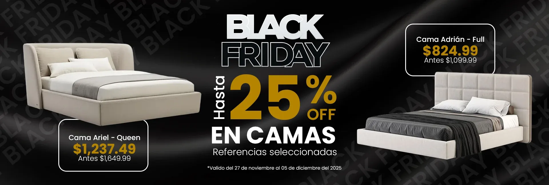 25 off camas taylor decor