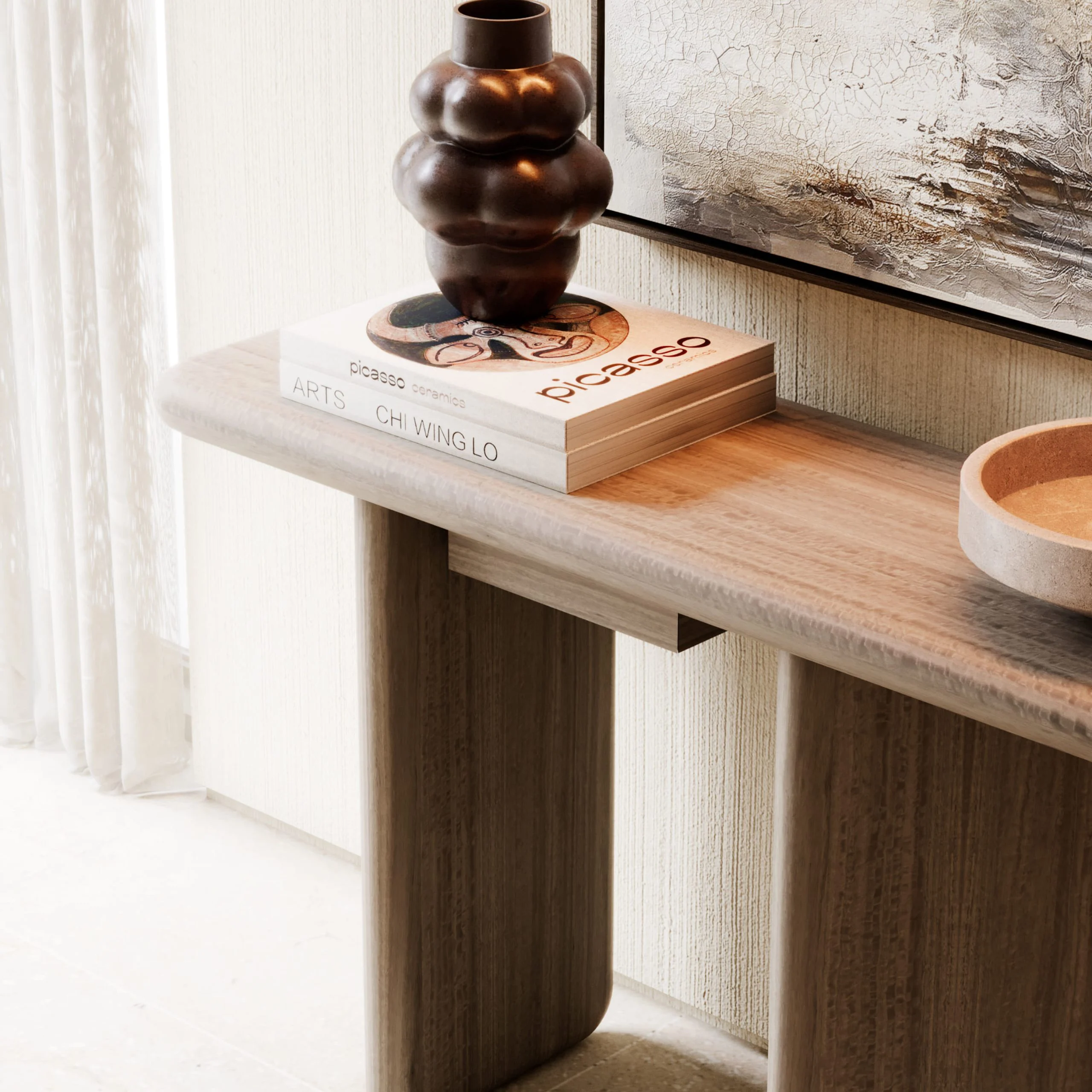 Consola Travy fabricación muebles personalizados Panamá Taylor Decor Design