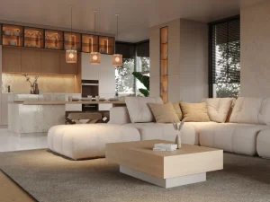 Sofá modular Lewis fabricación muebles personalizados Panamá Taylor Decor Design