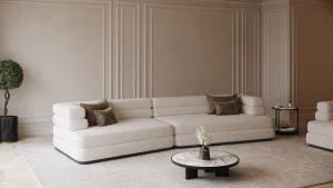 Sofá modular Tarian fabricación Muebles personalizados Panamá Taylor Decor Design