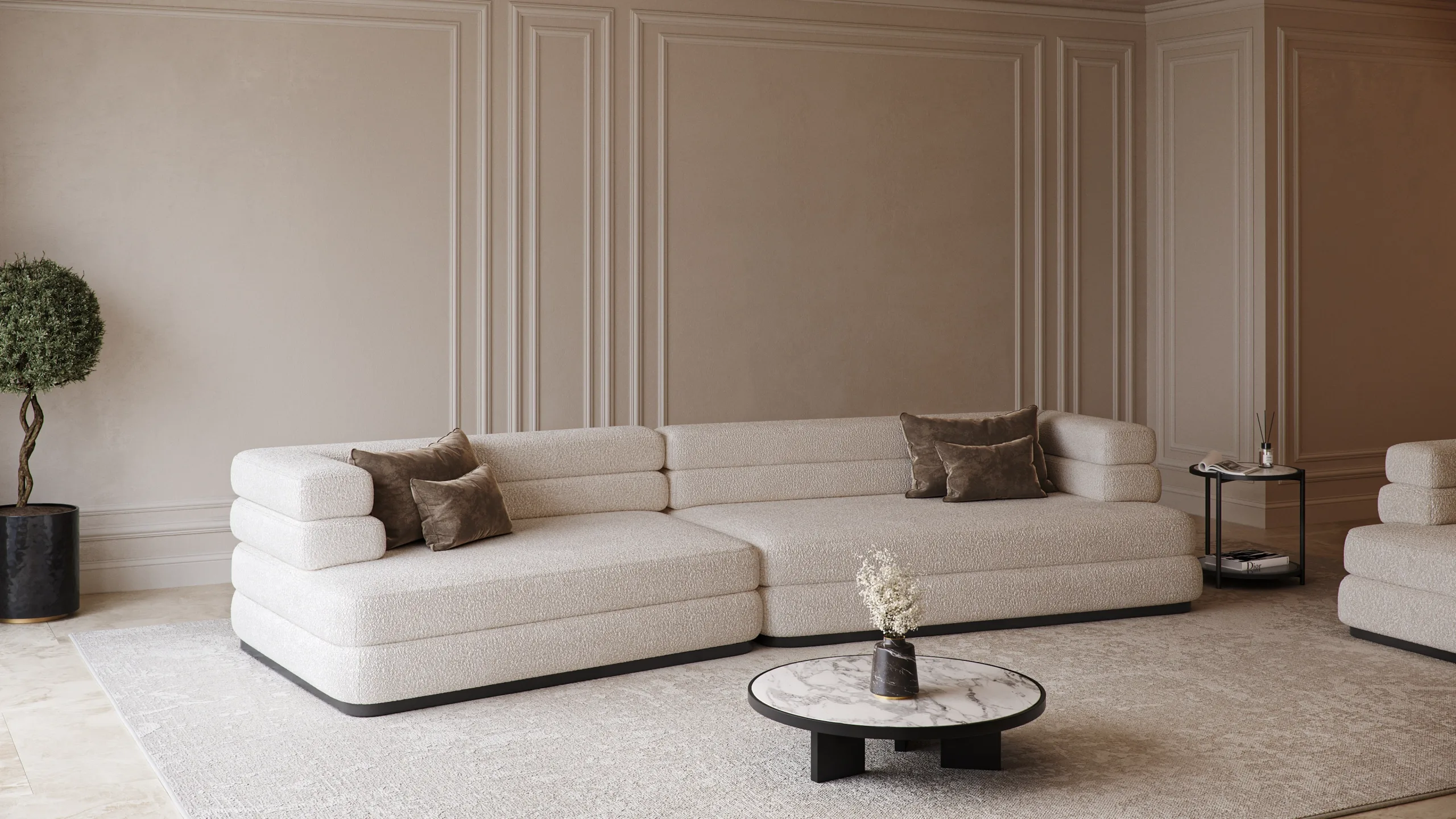 Sofá modular Tarian fabricación Muebles personalizados Panamá Taylor Decor Design