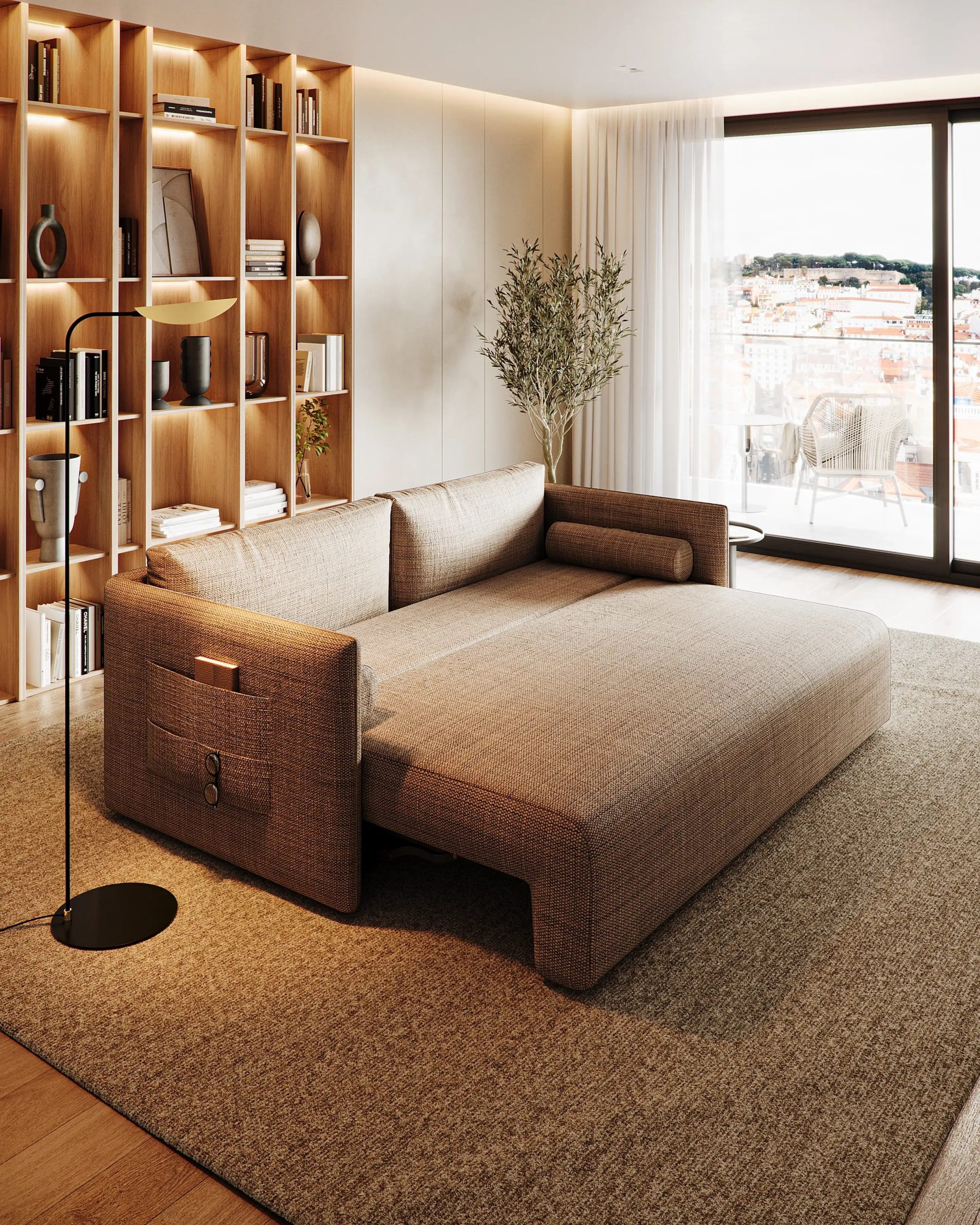 Sofá Cama Arvenza Fabricación muebles personalizados Panamá Taylor Decor Design