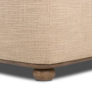 Chaise Santiago roble macizo tapizada diseño orgánico fabricación muebles personalizados Panamá Taylor Decor Design