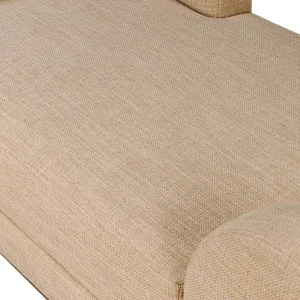 Chaise Santiago roble macizo tapizada diseño orgánico fabricación muebles personalizados Panamá Taylor Decor Design