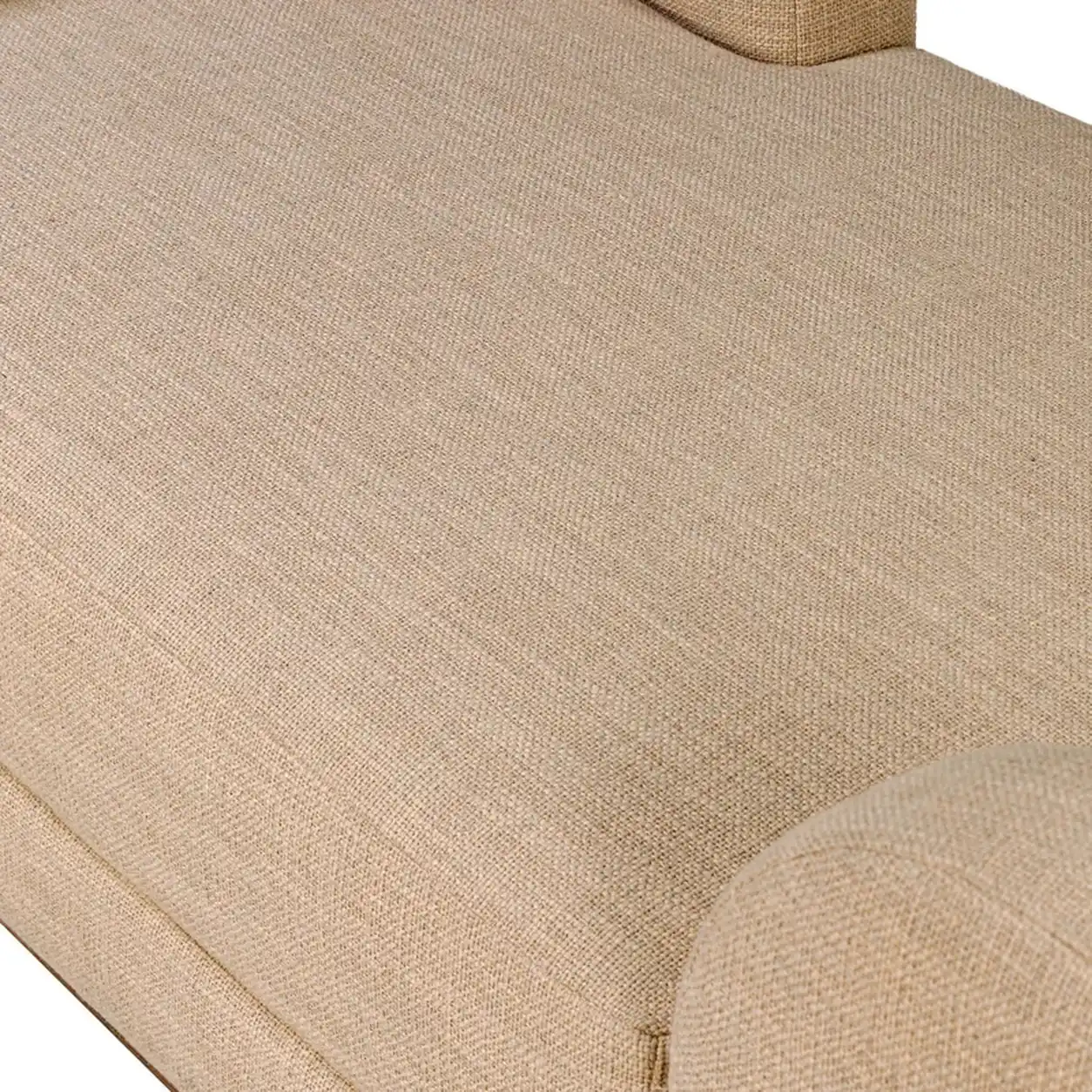 Chaise Santiago roble macizo tapizada diseño orgánico fabricación muebles personalizados Panamá Taylor Decor Design