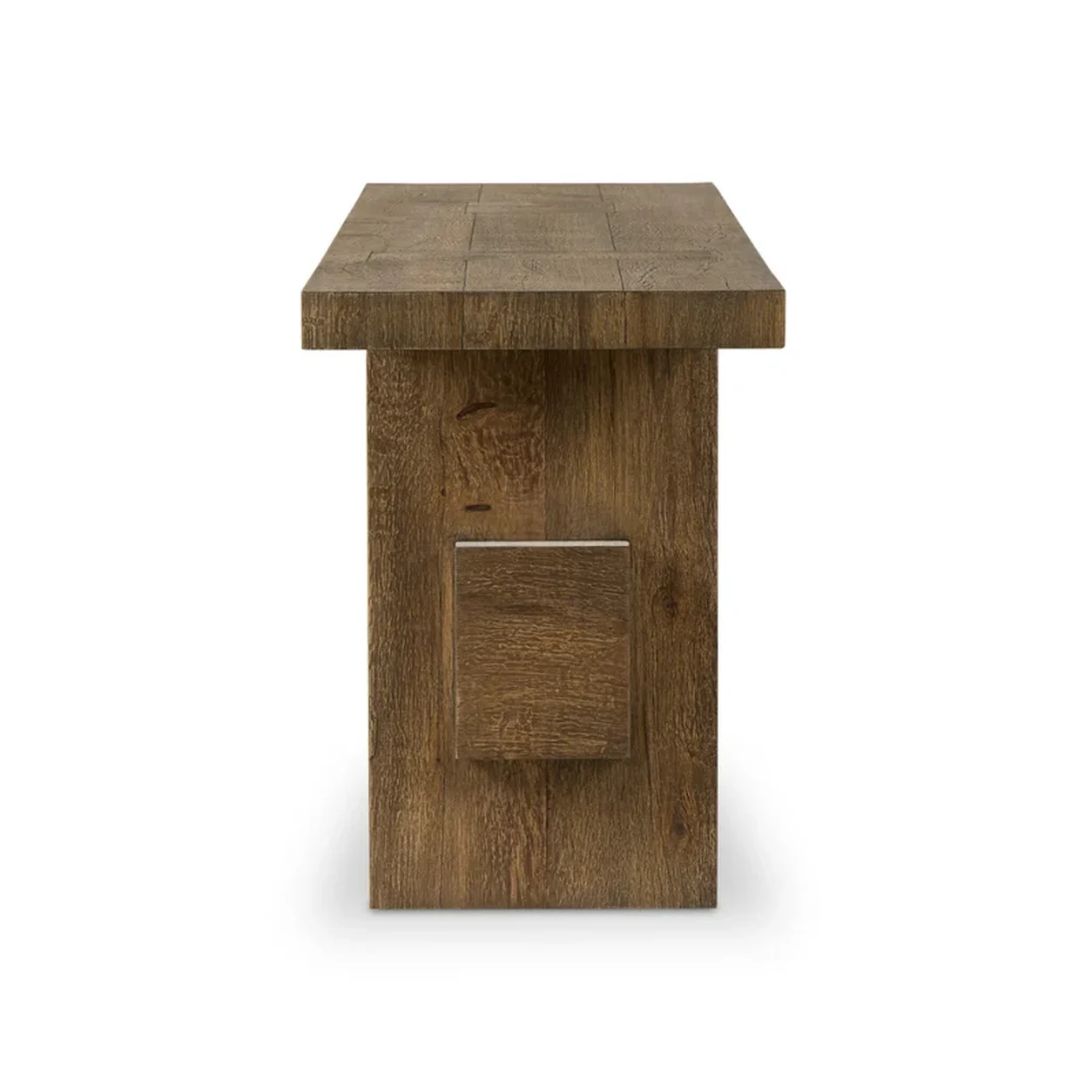 Consola Averna madera roble diseño minimalista fabricación muebles personalizados Panamá Taylor Decor Design
