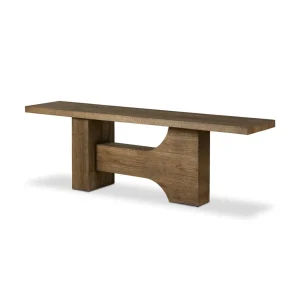 Consola Averna madera roble diseño minimalista fabricación muebles personalizados Panamá Taylor Decor Design