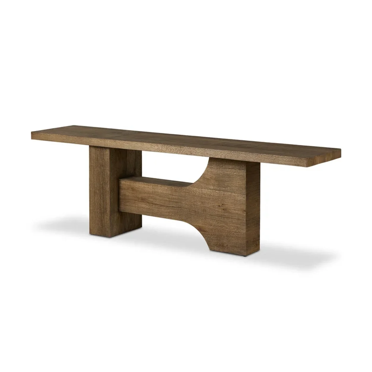 Consola Averna madera roble diseño minimalista fabricación muebles personalizados Panamá Taylor Decor Design