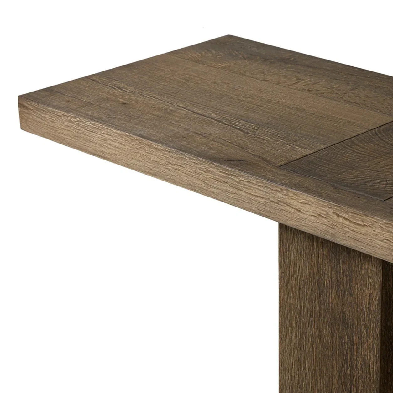 Consola Averna madera roble diseño minimalista fabricación muebles personalizados Panamá Taylor Decor Design