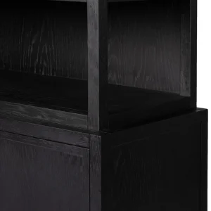 Librero Mauricio chapilla roble repisas abiertas gabinetes almacenamiento fabricación muebles personalizados Panamá Taylor Decor Design