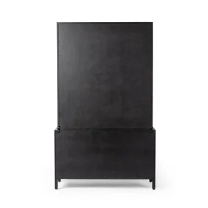 Librero Mauricio chapilla roble repisas abiertas gabinetes almacenamiento fabricación muebles personalizados Panamá Taylor Decor Design