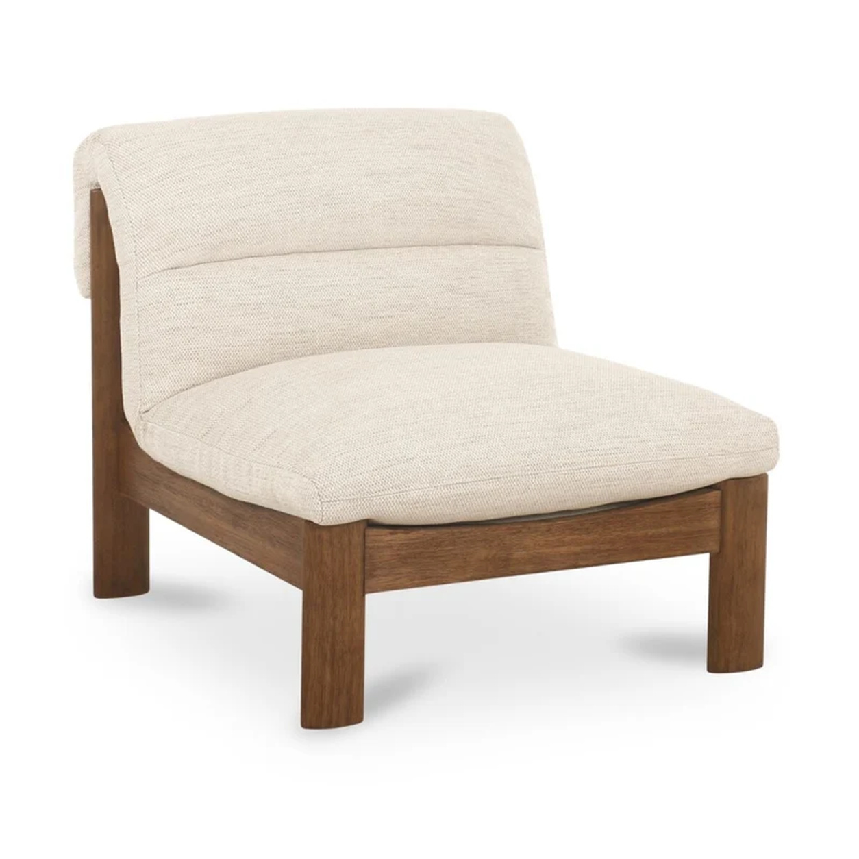 Poltrona MartÃn sin brazos respaldo plegado roble diseño setentero fabricación muebles personalizados Panamá Taylor Decor Design