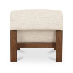 Poltrona Martín sin brazos respaldo plegado roble diseño setentero fabricación muebles personalizados Panamá Taylor Decor Design