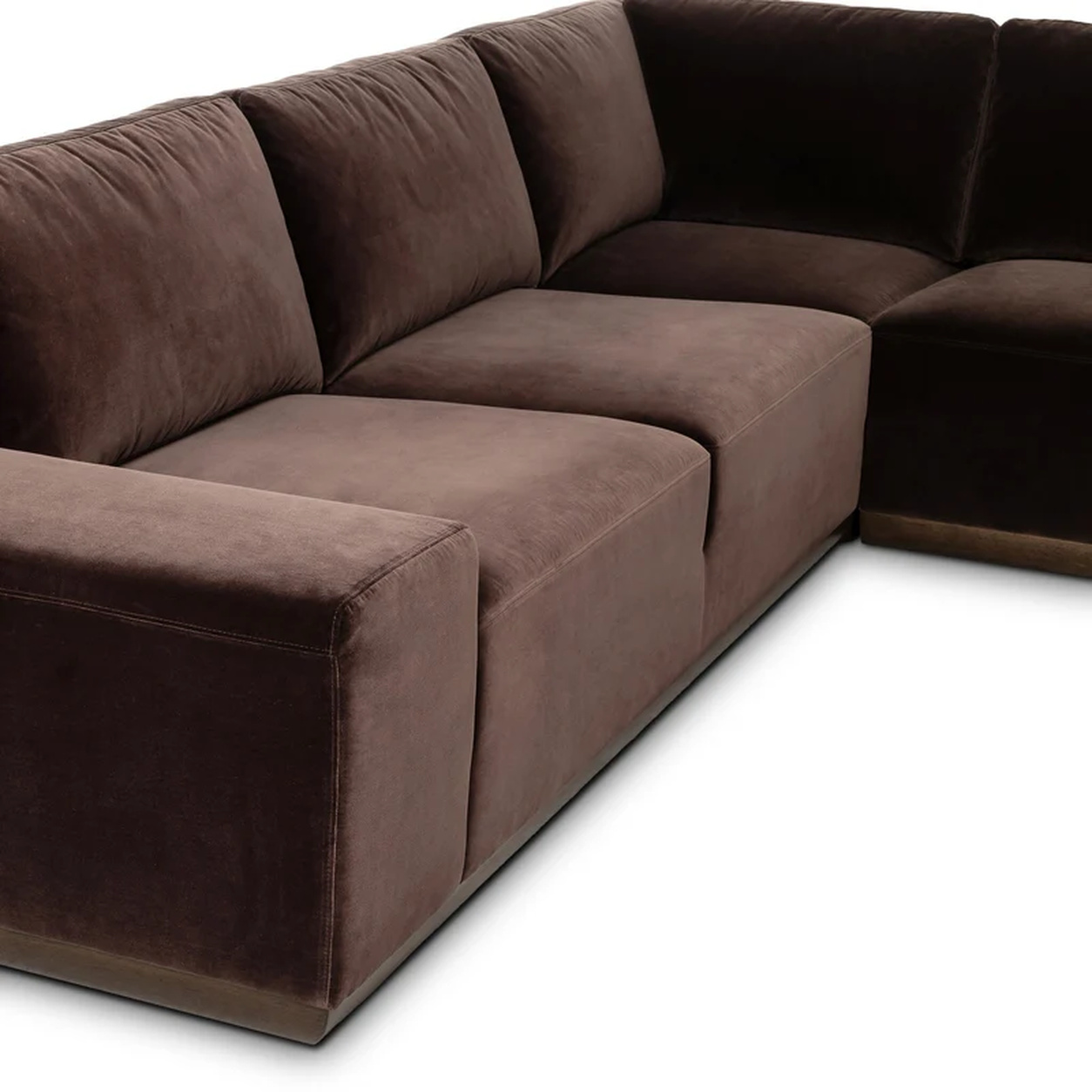 Seccional Nicolás 3 piezas base madera roble gran formato fabricación muebles personalizados Panamá Taylor Decor Design