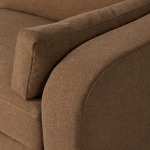 Sofá Benjamín brazos arqueados cojines independientes tapizado fabricación muebles personalizados Panamá Taylor Decor Design