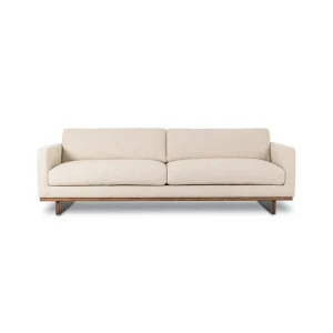 Sofá Felipe asiento profundo base roble brazos rectos fabricación muebles personalizados Panamá Taylor Decor Design