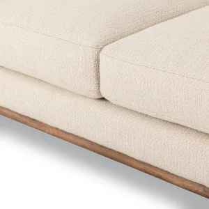 Sofá Felipe asiento profundo base roble brazos rectos fabricación muebles personalizados Panamá Taylor Decor Design