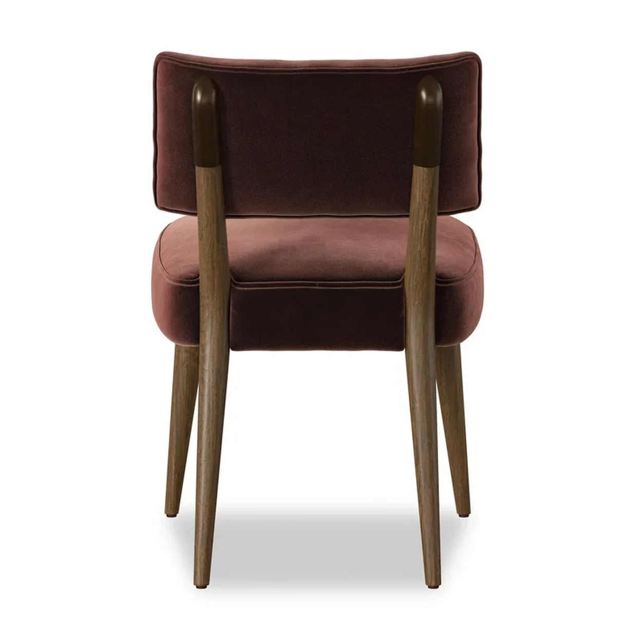 Silla Agustín roble macizo patas cónicas asiento respaldo tapizado fabricación muebles personalizados Panamá Taylor Decor Design
