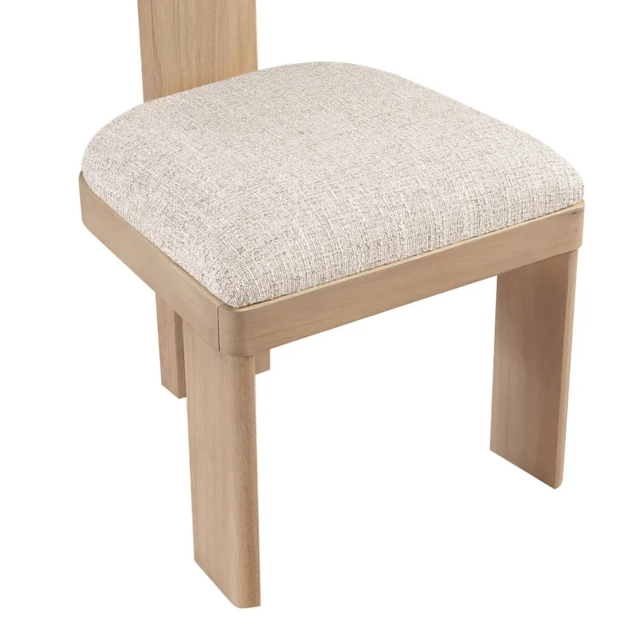 Silla Francisco completamente tapizada respaldo curvo lino diseño contemporáneo fabricación muebles personalizados Panamá Taylor Decor Design