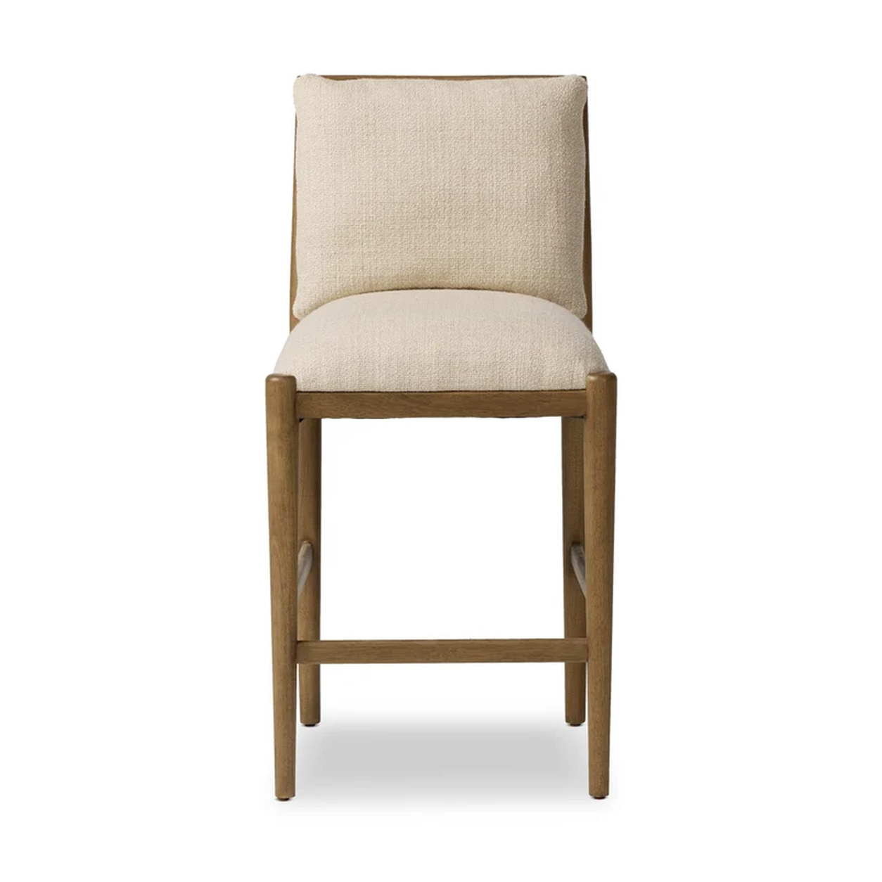 Taburete Patricio roble macizo asiento tapizado respaldo acolchado barra fabricación muebles personalizados Panamá Taylor Decor Design