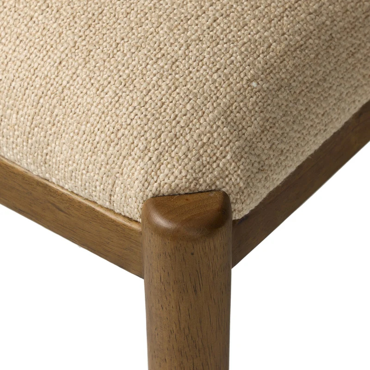 Taburete Patricio roble macizo asiento tapizado respaldo acolchado barra fabricación muebles personalizados Panamá Taylor Decor Design