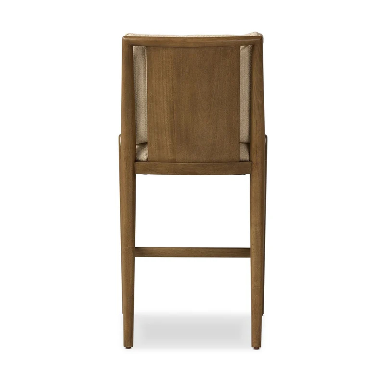 Taburete Patricio roble macizo asiento tapizado respaldo acolchado barra fabricación muebles personalizados Panamá Taylor Decor Design